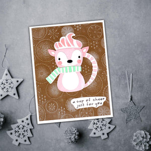 Starry Snowfall - 3D Embossing Folder of the Month