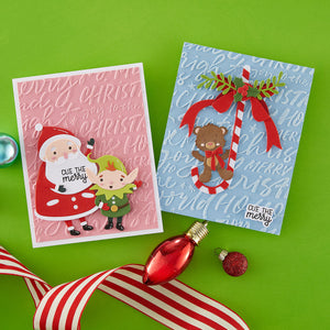 Festive Greetings 3D Embossing Folder of the Month - card project 4