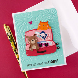Radiant Day - 3D Embossing Folder of the Month