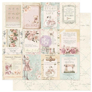 Prima Buttons & Keepsakes by Frank Garcia 6 x 6" Paper Pad