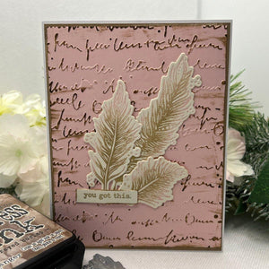 Holding Your Heart Sentiments BetterPress Plates & Die Set by Dina Wakley