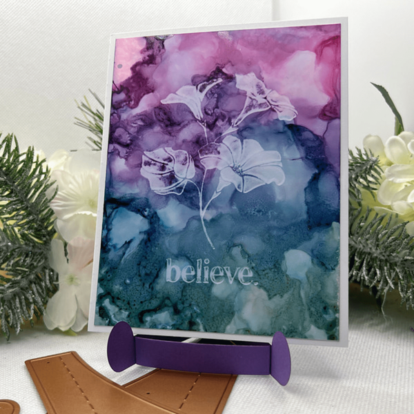 2025 DIY Calendar Press Plates and DIY Easel BetterPress Dies Bundle from the Florals Through the Year Collection