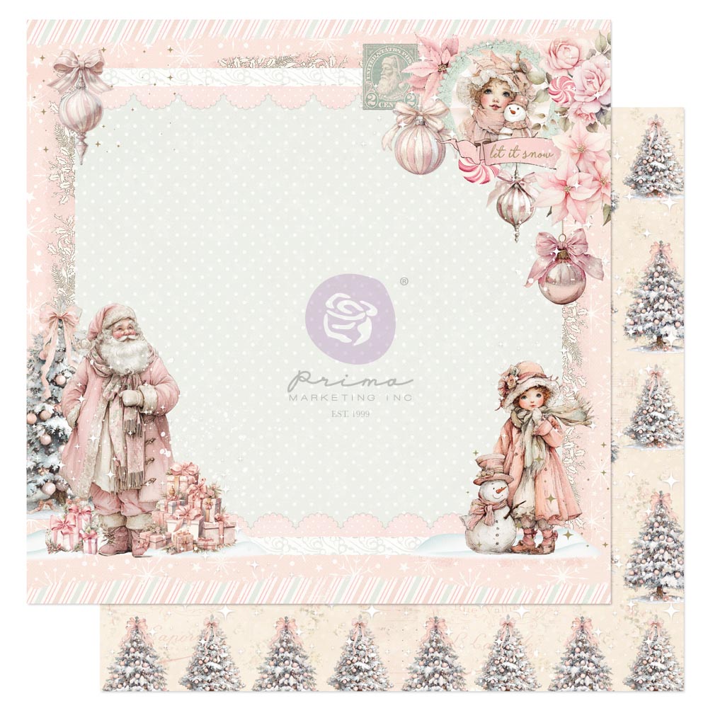 Prima Christmas Blush by Frank Garcia 8 x 8" Paper Pad