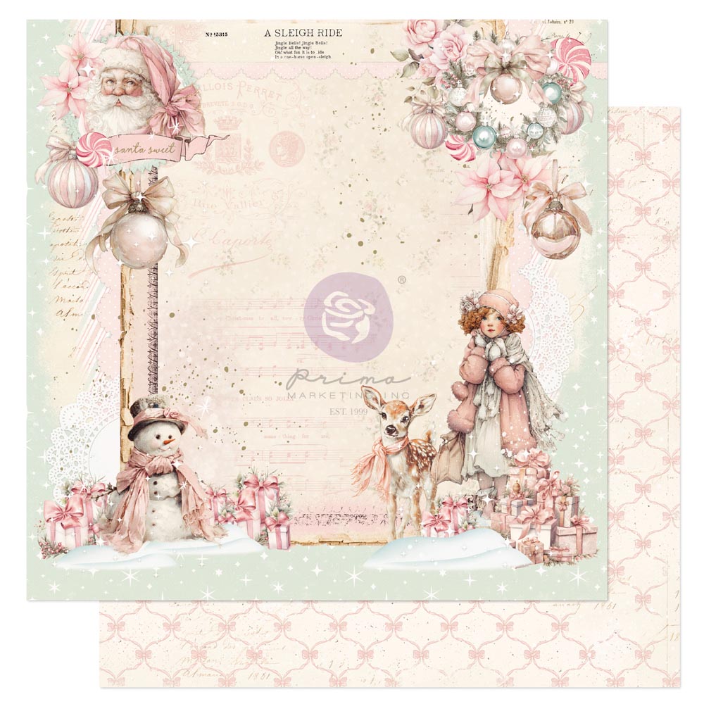 Prima Christmas Blush by Frank Garcia 8 x 8" Paper Pad
