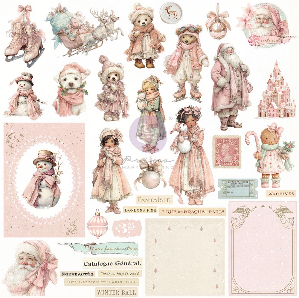 Prima Christmas Blush by Frank Garcia Cozy Christmas Ephemera