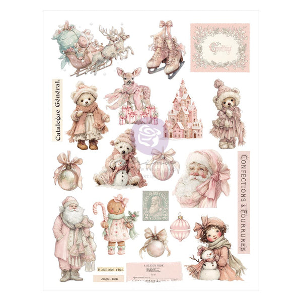 Prima Christmas Blush by Frank Garcia Rub-On Transfers