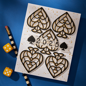 Kaleidoscope Noble Suits Etched Dies by Jaycee Gaspar