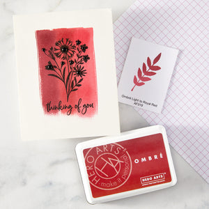 Ombré Light to Red Royal Ink Pad