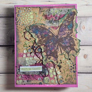 Tattered Stripes Stencils
