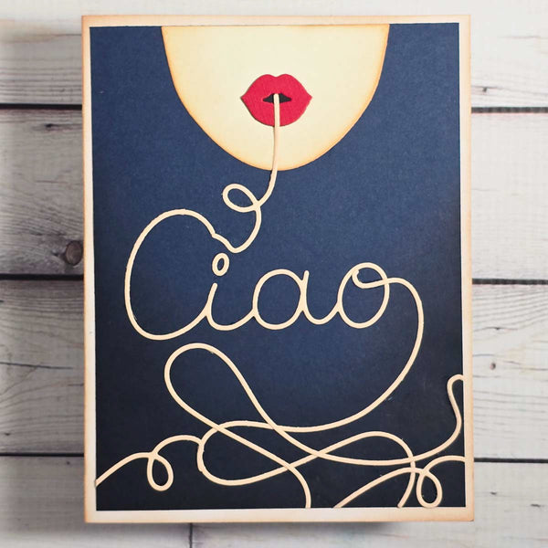 Ciao Spaghetti Etched Dies