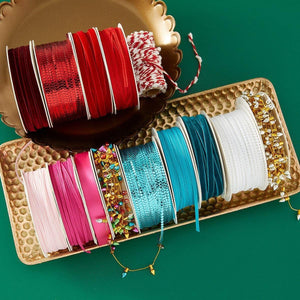 Vivant - Texture Turquoise Narrow Ribbon (21 yards)