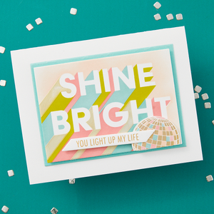 Shine Bright Etched Dies from the Shine Bright Collection by Carissa Wiley