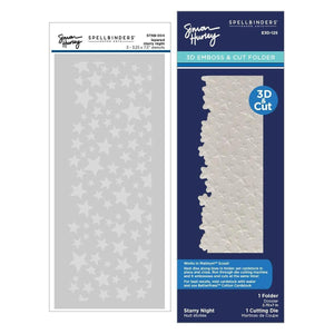Starry Night 3D Emboss & Cut Folder and Stencil Bundle  by Simon Hurley