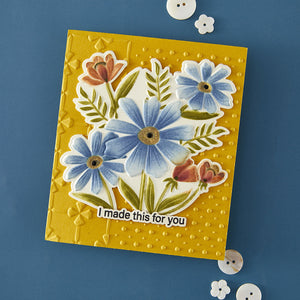 Thank You Bouquet 3D Emboss & Cut Folder by Wendy Vecchi
