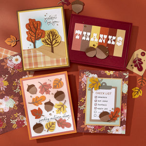 Autumn Archives Chipboard Alphabet Stickers by Kelly Bangs