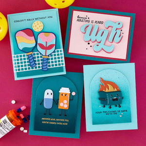 Born to Dink Clear Stamp & Die Set