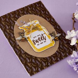 Simple Vintage Lavender Fields Stamp & Die Bundle with Simple Stories