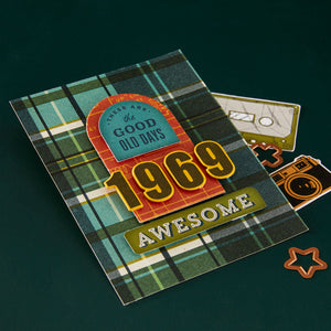 Rustic Legend Numbers Stamp & Die Bundle with Simple Stories