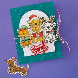 Christmas Pets Stamp & Die Bundle by Simon Hurley