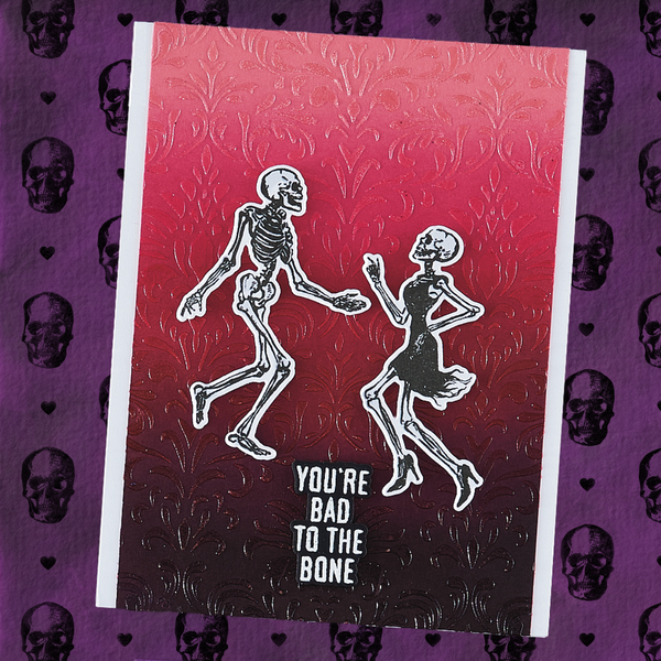 Bad to the Bone Stamp & Die Bundle by Simon Hurley