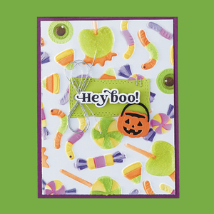 Trick or Treat 3D Embossing Folder & Stencil Bundle by Simon Hurley