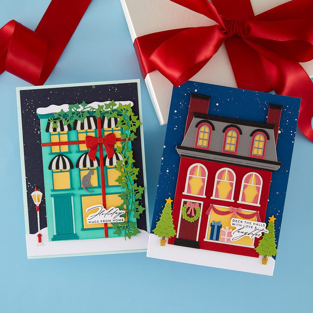 Holiday Hugs Sentiments Press + Foil Plate & Die Set by Yana Smakula