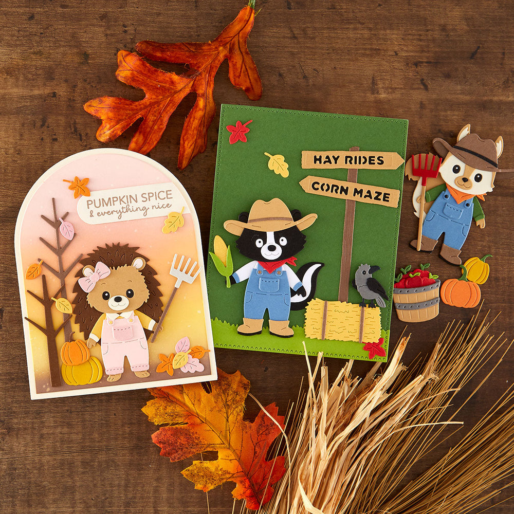 Harvest Days Etched Dies by Allison Frazier