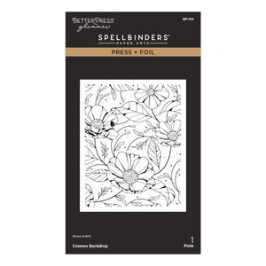 Cosmos Backdrop Press + Foil Plate
