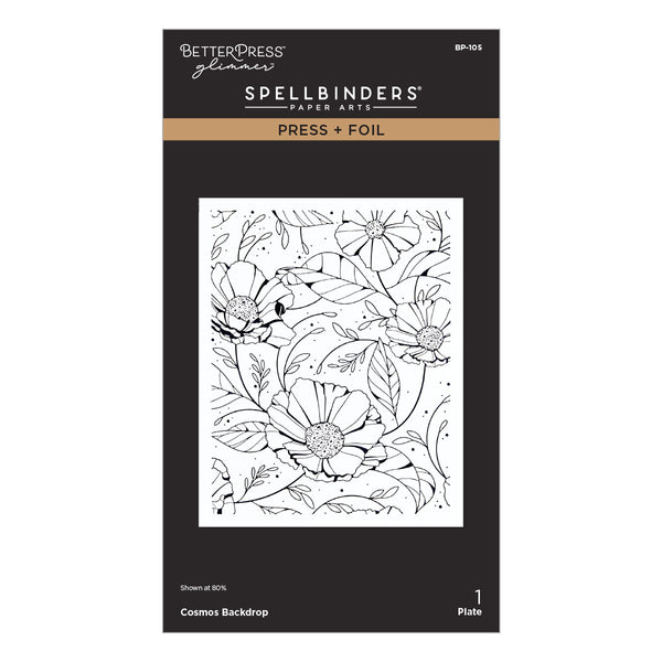 Cosmos Backdrop Press + Foil Plate