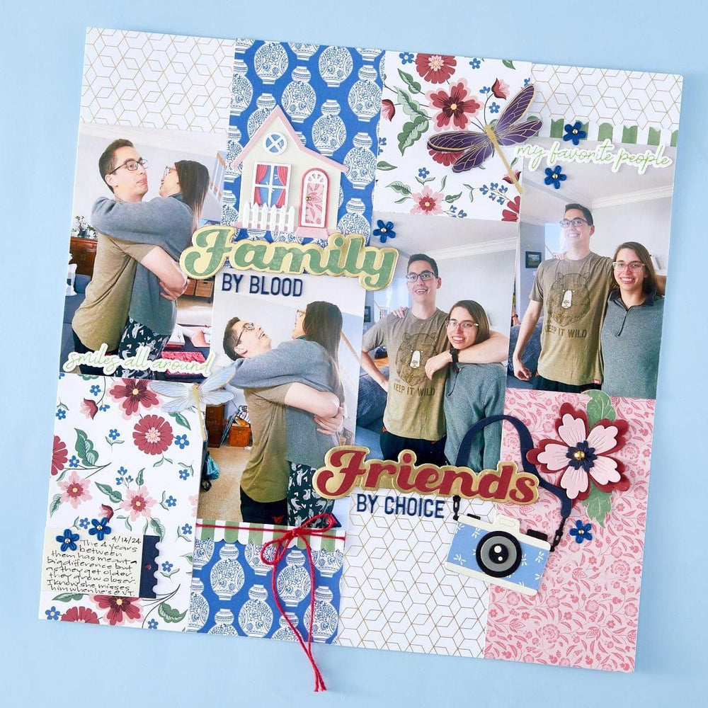 Family Etched Dies from the Storytelling by Spellbinders Scrapbooking Collection