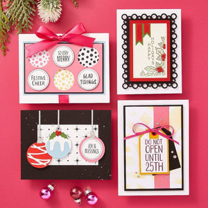 Holiday Background Panels Press Plates by Lisa Horton