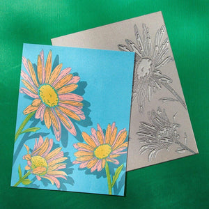 Daisy Trio Press Plates by Yana Smakula