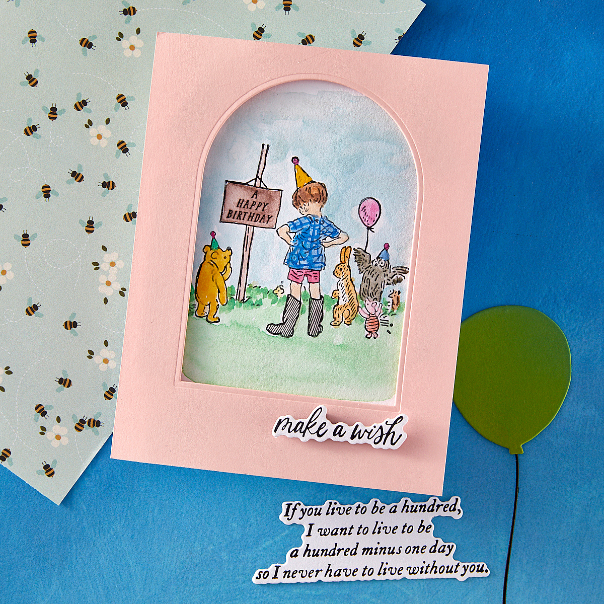 Say Cheese Classic Pooh Birthday BetterPress Bundle   by Simple Stories