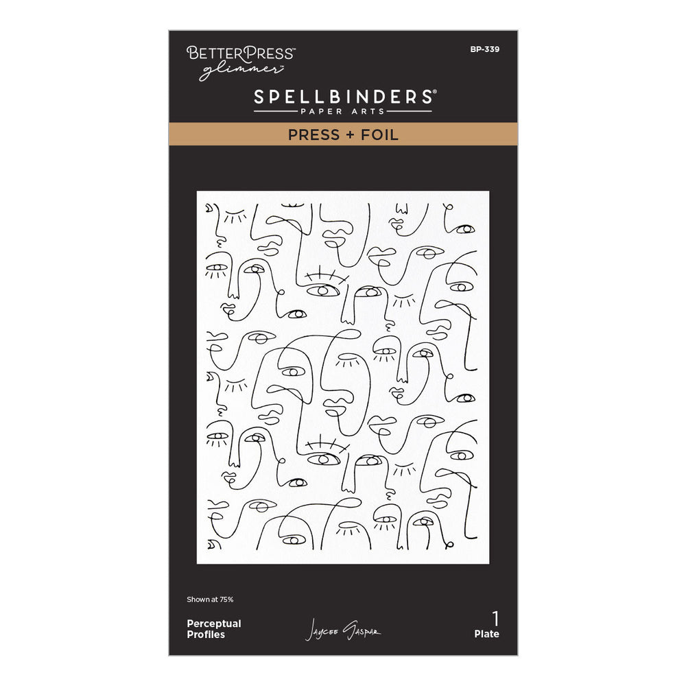 Perceptual Profiles Press + Foil Plate by Jaycee Gaspar