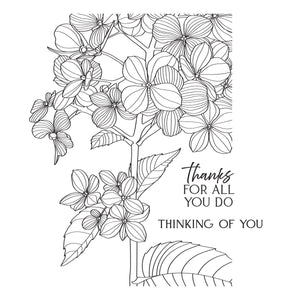Thanks in Bloom Press + Foil Plates