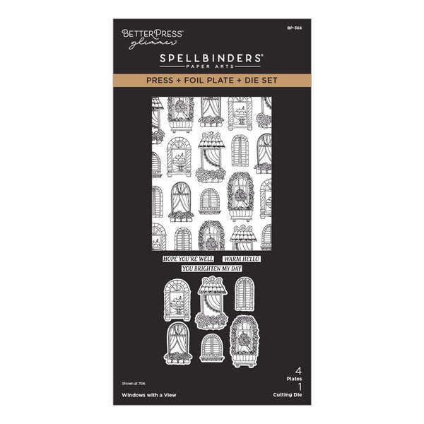 Windows with a View Press + Foil Plate & Die Set