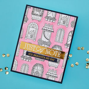 Windows with a View Press + Foil Plate & Die Set