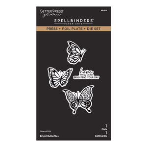 Bright Butterflies Press + Foil Plate & Die Set