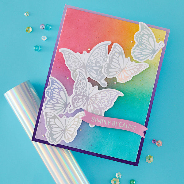 Signature Sentiments Press + Foil Plate & Die Set