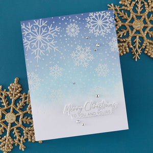 Winter Peace Press + Foil Plate & Die Set