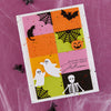 Happy Halloween Sentiments Press + Foil Plate & Die Set by Yana Smakula