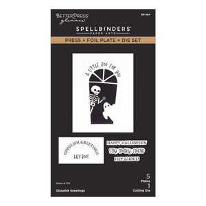 Ghoulish Greetings Press + Foil Plate & Die Set