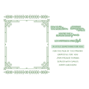 Seed Co. Border - Press & Foil Plate of the Month