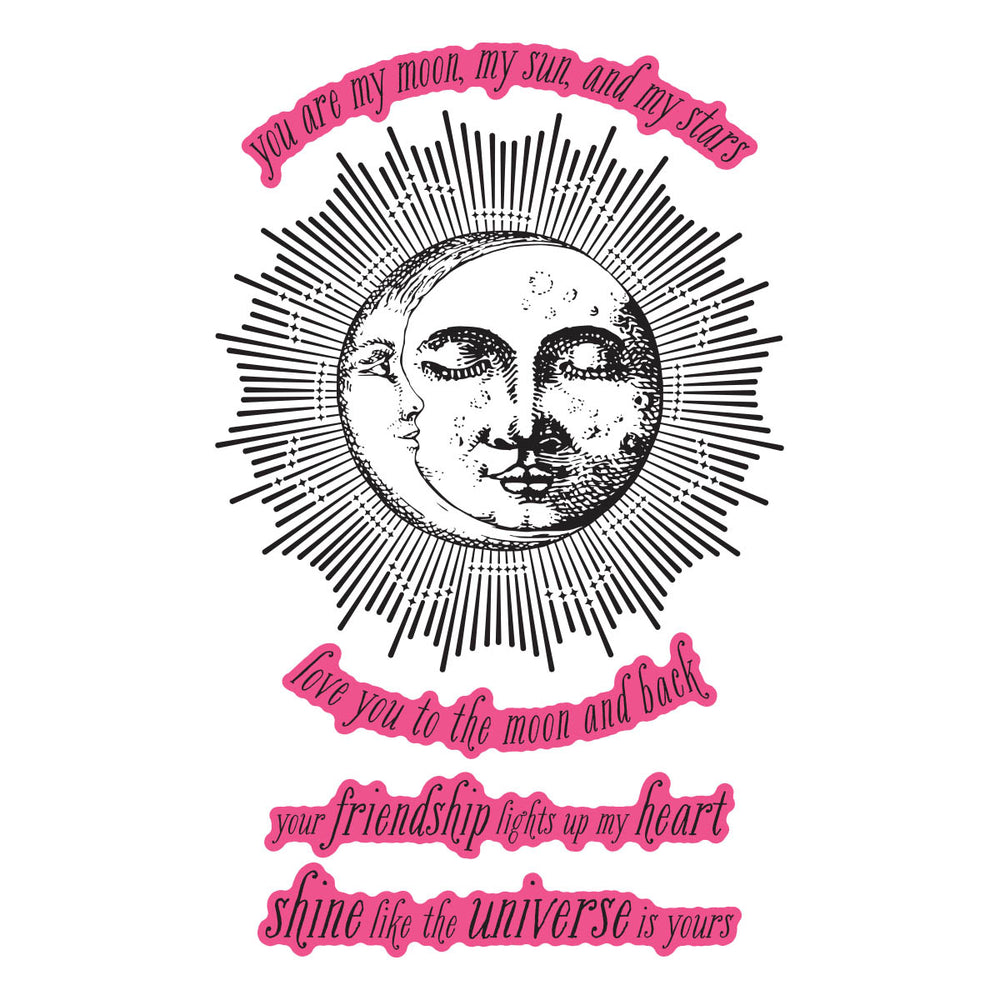 Sun & The Moon - Press & Foil Plate of the Month