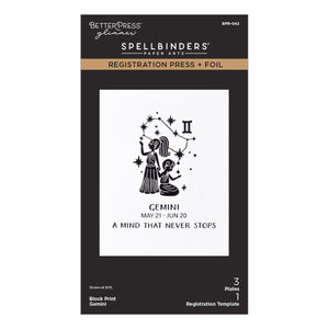 Block Print Gemini Registration Press + Foil Plate