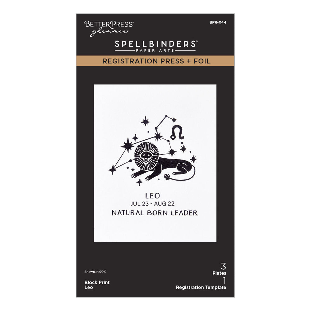 Block Print Leo Registration Press + Foil Plate