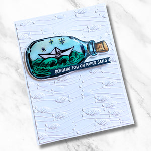 Paper Splash - (Dies Only) Coordinates with the Clear Stamp of the Month