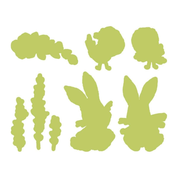 Spring Smiles -  (Dies Only) Coordinates with the Clear Stamp of the Month