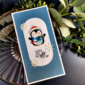 Cue the Merry Clear Stamp & Die of the Month - card project 11