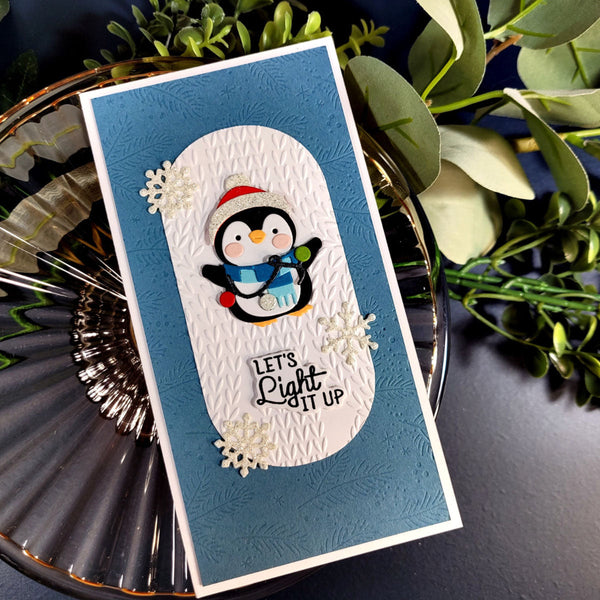 Cue the Merry Clear Stamp & Die of the Month - card project 11
